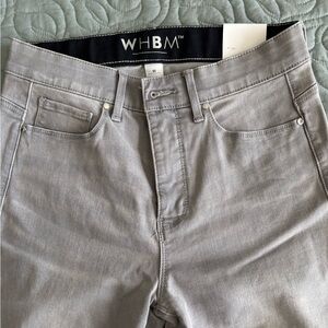 White House Black Market Light Gray Slim women’s jeans